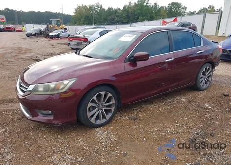 2015 Honda Accord Sport из США, поврежденный, VIN 1HGCR2F58FA148077